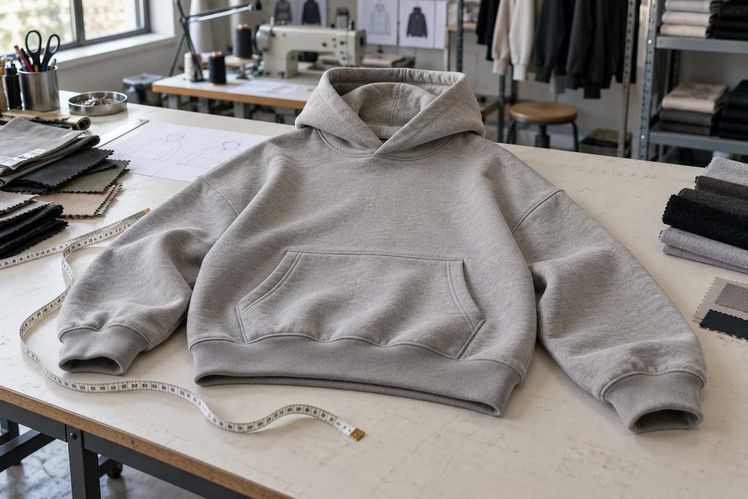 Turn boxy proportions into a production reference: Define connected fit measurements; Verify fabric, hem, pocket, and grading; Approve references before bulk cutting