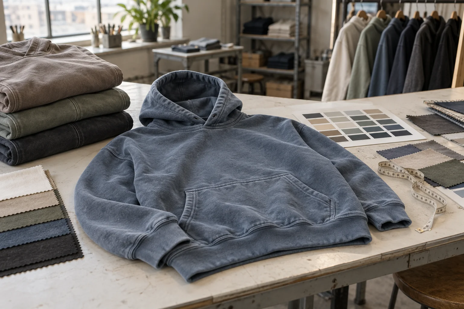 Connect the garment dye brief to bulk approval: Qualify fabric and coloration route; Approve the complete finished sample; Review bulk loads against shade limits